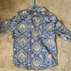 Alex & Parker sheer button up